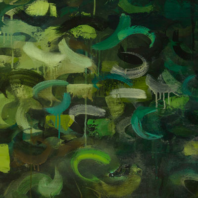 River III, Painting by Mia Scheffey