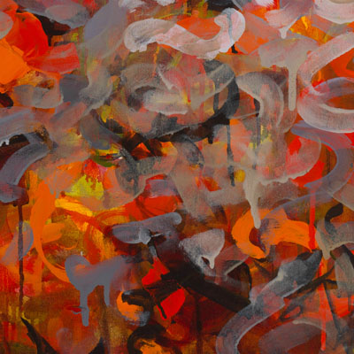 Song of Fire, Painting by Mia Scheffey